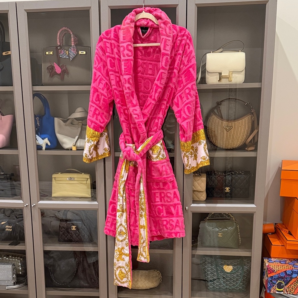 Versace Fuchsia and Gold Women's Jacket